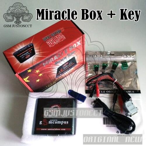 2021 NEW Miracle Box with Miracle Key Dongle + cable for china mobile phones Unlock Repairing unlock