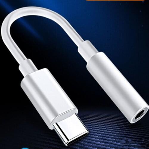 Type C 3.5 Jack Earphone Audio Aux Cable for xiaomi USB to 3.5mm Headphones Adapter For SAMSUNG Galaxy Note 10 20 Plus S10 S20