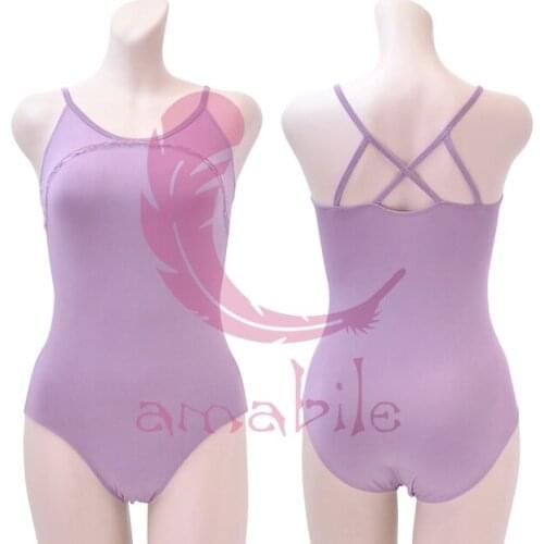 Ballet dance gymnastics cross back leotard adult leotard uniform AL0184