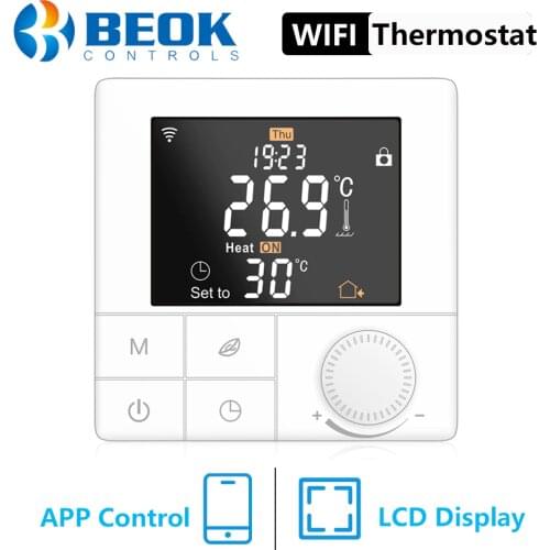 BEOK 220V Floor Thermostat WiFi for Water Smart Heating Thermostat Warm Floor Temperature Regulator Smart Home Control