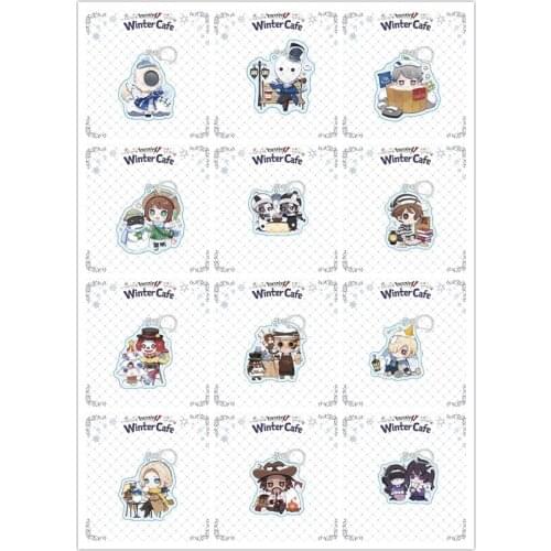 2021 HOT Identity V Eli Clark Emily Dyer Freddy Riley Gifts Keychain Cartoon Keyrings Collection School Bag Itabag Pendant Xmas