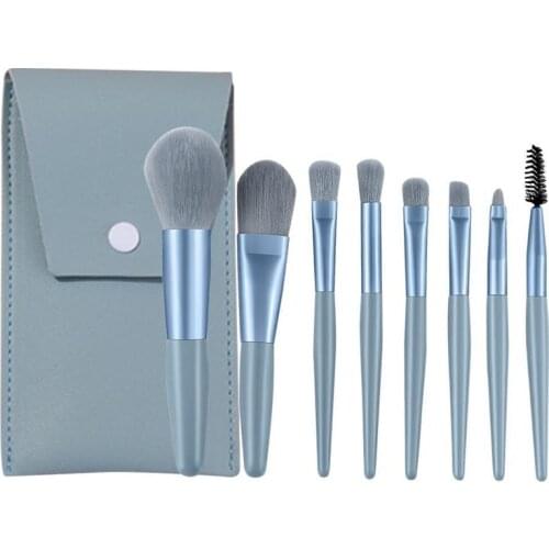 Brand 8Pcs Brush Set Makeup Brushes Set Professional Cosmetic Brushes Eye Brushes Eyeshadow Brushes Make Up Brush Set with bag