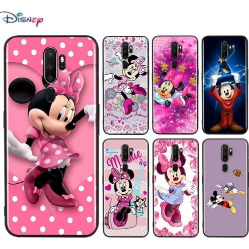 Disney Mickey Mouse For OPPO A11 X A9 A12 E A93 A92 A73 A72 A53 S A52 A32 A31 AX7 A7 A5 Pro 2020 Black Phone Case