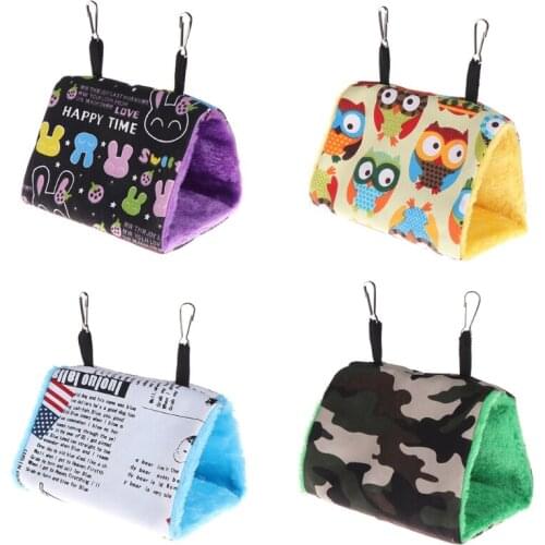 Parrot Nest Hammock Hanging Cage Warm Winter Birds Cage Bed Toys Hamster House