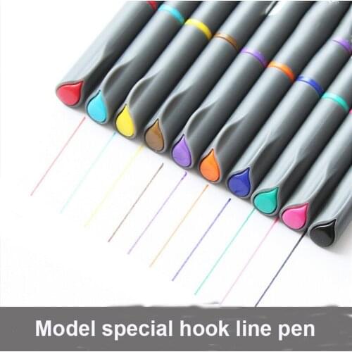 Model Coloring Tool Water-based Hook Line Science 7 Color Options 0.35MM