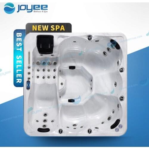JOYEE Wholesale Price Modern Led Waterfall Fountain Outdoor Hot Tub Spa for 6 persons