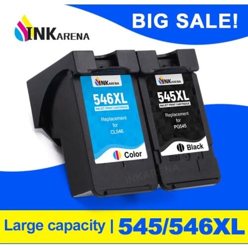 INKARENA PG-545 CL-546 XL Ink Cartridge for Canon PG545 PG 545 CL546 for IP2850 MG2950 MG2550 MG2450 MG2555 MG3050 2950 Printer