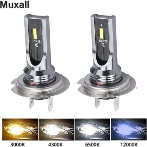 Mini H4 H7 H11 1860 12000K 4300K 6500K 20000LM 80W H9 H8 LED Fog Light Bulb HB3 9005 9006 HB4 Car Headlight Auto Lamp 12V 24V