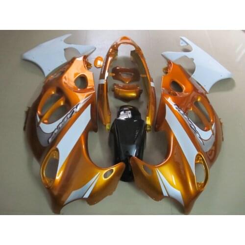 Motorcycle Fairing kit for Kantana GSX600 750F 95 96 05 06 GSXF600 GSX750F 1996 2006 ABS Orange white Fairings set+gifts SX09