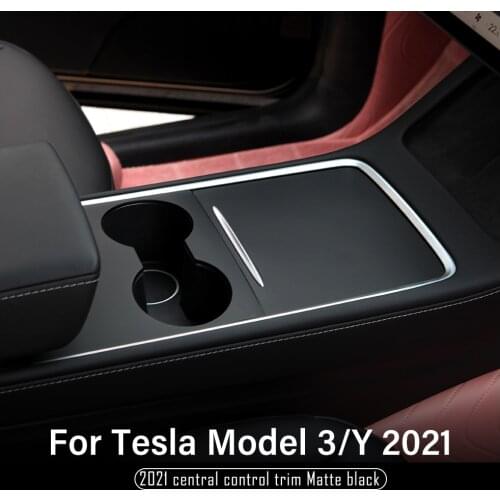 Heenvn Model Y Central Control Patch Protective Decorative For Tesla Model 3 2021 Car Interior Accessories Model Three
