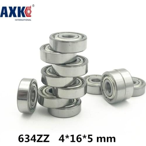 Factory Direct Sale 634 634zz 634-2z 634z R1640hh 80034 4*16*5 Mm High Quality Miniature Deep Groove Ball Bearing 50pcs/lot