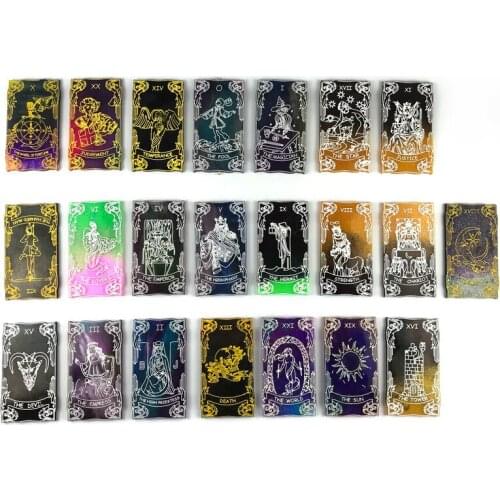 Tarot Cards Resin Molds Silicone, Major Arcana Cards Molds, Epoxy Resin Casting Mold for DIY Tarot Card, Keychain, Resin Jewelry
