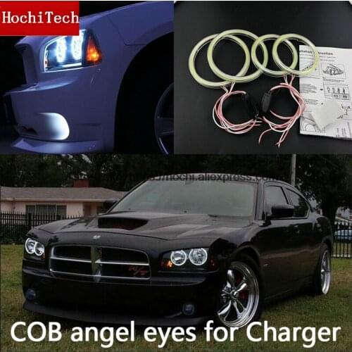 High Quality COB Led Light White Halo Cob Led Angel Eyes Ring Error Free for Dodge Charger 2005 to 2010