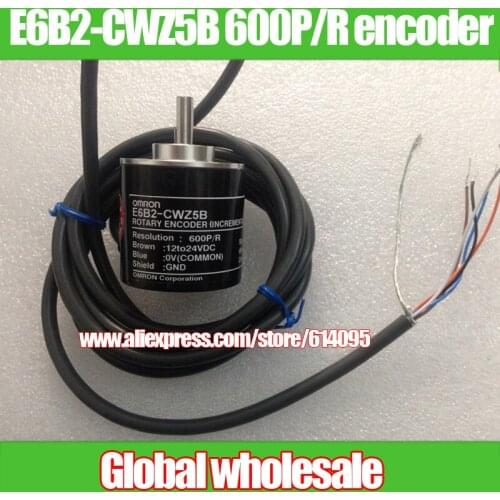 1pcs E6B2-CWZ5B 600P/R encoder for Omron / 600 line of optical rotary encoder / incremental pulse encoder