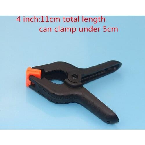 1pc Plastic Nylon Spring Clamp 2" 3" 4" 6" 9" A Type Clamp Non-slip Handle Multifunction Woodworking Repair Tool