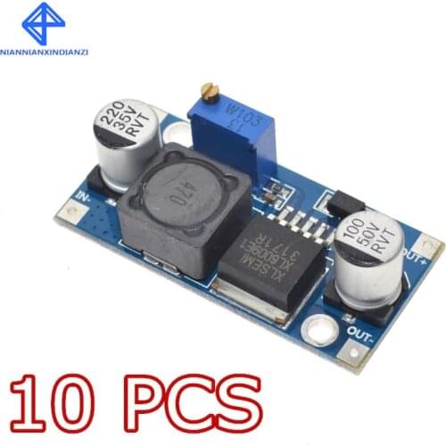 10PCS XL6009 DC-DC Booster module Power supply module output is adjustable Super LM2577 step-up module