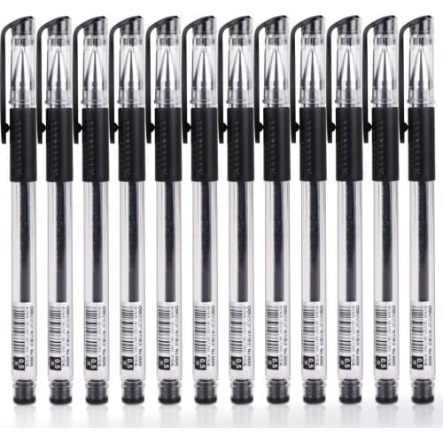 1PC Gel Pen Office Supplies Signature Pen Black Blue Red Water Pen Common Stationery Exam Pen Asian School Supplies