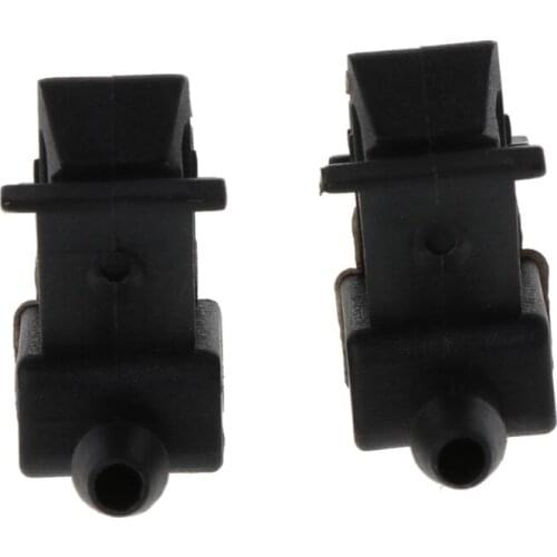 2Pcs Plastic Windscreen Washer Water Jet Spray Nozzle Car Front Windshield for Citroen for Peugeot