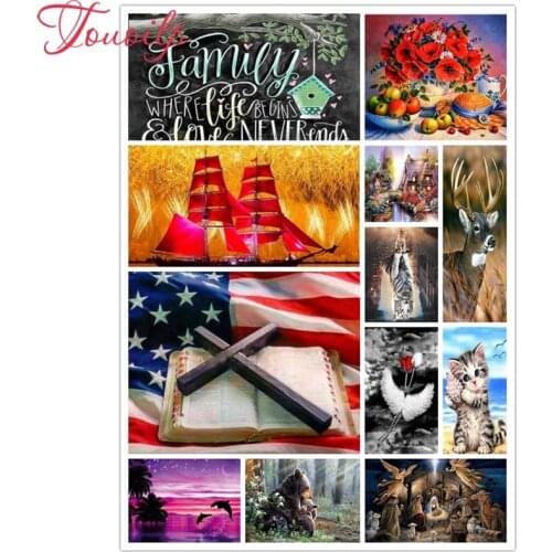 5d Diamond Painting Square/Round Daimond Painting"Chalkboard Drawing Family Text Card Art"Mosaic Rhinestone Embroidery Painting