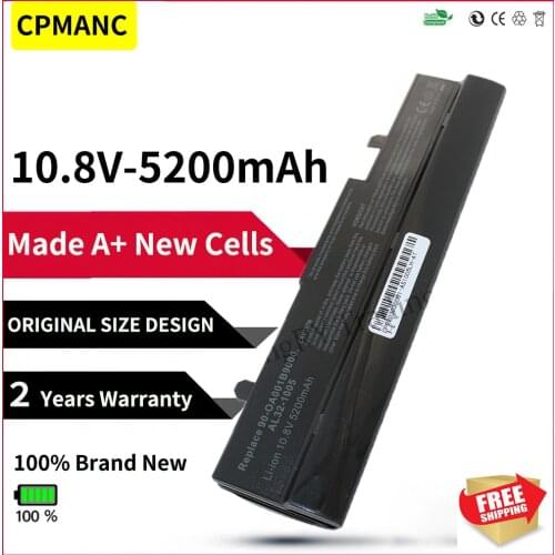 HSW laptop battery 4400mAh for Asus Eee PC 1001P 1001PX 1005PX 1005 1005P 1005HA AL31-1005 AL32-1005 ML32-1005 ML31-1005