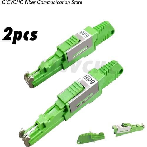 2pcs LSH/APC (E2000/APC) Male to Female Attenuators (0, 1 to 25dB)/Plug-in type /Fiber Optical