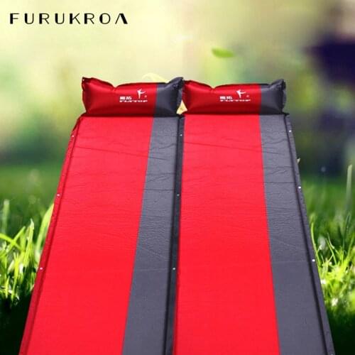 Automatic Inflatable Mat Outdoor Camping Lengthened Widened Thickened Moisture-proof Pad Foldable Nylon Sleeping Pad X151B
