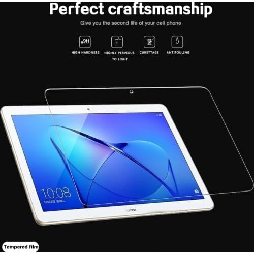 0.33mm HD Tempered Glass cover For Huawei Honor play tab 2 9.6"/Mediapad T3 10 AGS-W09/L09 Tablet Front Screen Protector cover