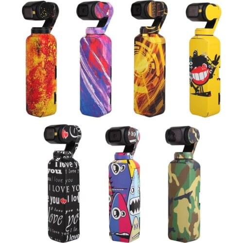 Colorful Waterproof Skin Sticker for DJI OSMO Pocket Handheld gimbal Stabilizer Scotchcal Film Decals Protector