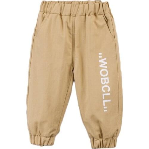 Spring Autumn Children Fashion Handsome Clothes Boys Girls Plus Velvet Cotton Pants Winter Child Korean Style Casual Trousers