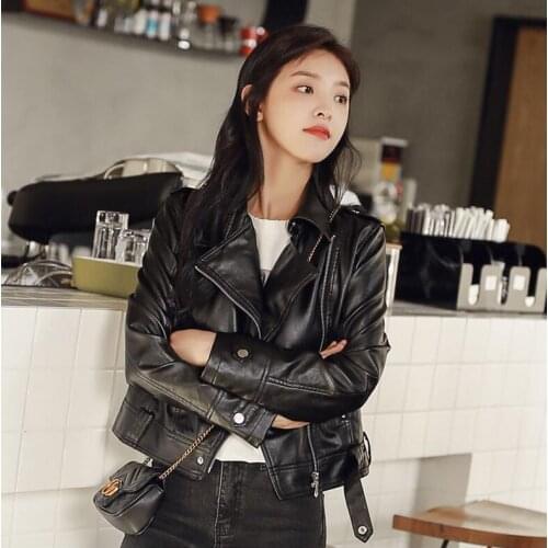 KMETRAM Faux Leather Jacket Autumn Winter Jacket Women Clothes 2020 Korean Streetwear Bomber Jackets Warm Coat Chaqueta Mujer MY