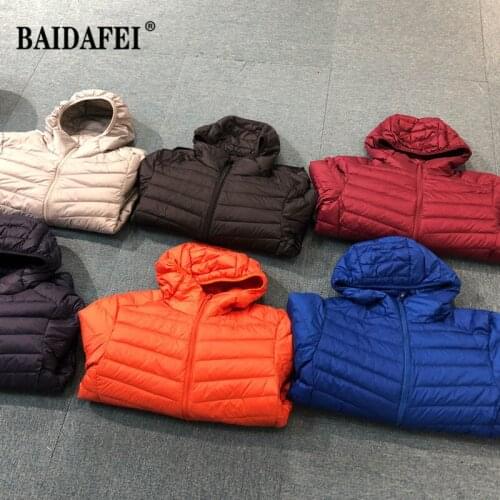 Mens Down Puffer Jacket Lightweight Packable Winter Quilted Coat Warm Casual Outdoor