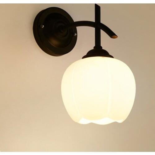 Wall lamp for bedroom living room corridor sconce modern simple iron LED 110V 220V 0007