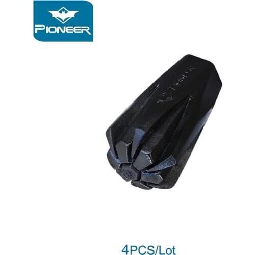 Need Extra Hiking Pole Replacement Tips? - Pack of 4 Crafted by Pioneer- Fits All Standard Hiking Trekking Walking Poles