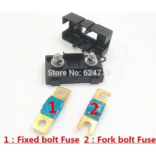ANS Fuse 20A 30A 40A 50A 60A 70A 80A 100A 120A 125A 150A 175A 200A Fixed bolt fuse Fork bolt fuse ANS-8 Safety plate holder