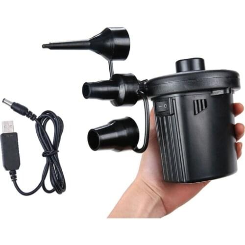 11UE Portable Air Mattress Pump for Swimming Ring Quick-Fill Electric Rechargeable