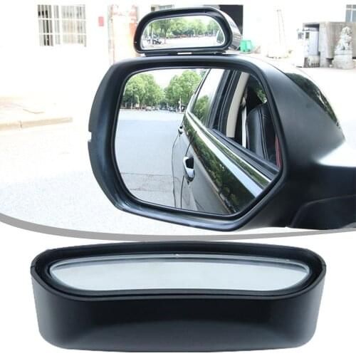 Adjustable Stick On Blind Spot Mirror Car Reverse Parking Wide Angle Convex Rear View Mirror Rearview Auxiliary Auto Accessories