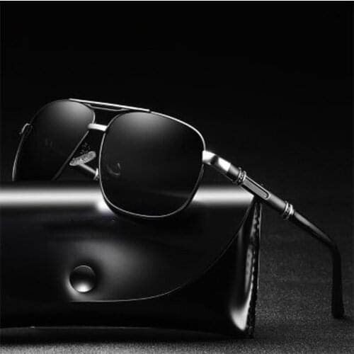 New Style Men Vintage Metal Polarized Sunglasses Classic Brand Sun glasses Coating Lens Driving Eyewear For Men/Women De Sol