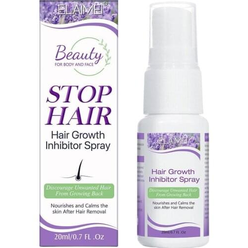 20ML Hair Removal Spray Hair Suppression Spray Gentle Nourish Shrink Pores Effective Hair Inhibitor Wax For Depilation