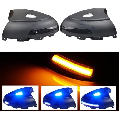 LED Dynamic Turn Signal Puddle Light Sequential Side Mirror Indicator Flasher Blinker For VW Volkswagen Tiguan MK1 2008-2016