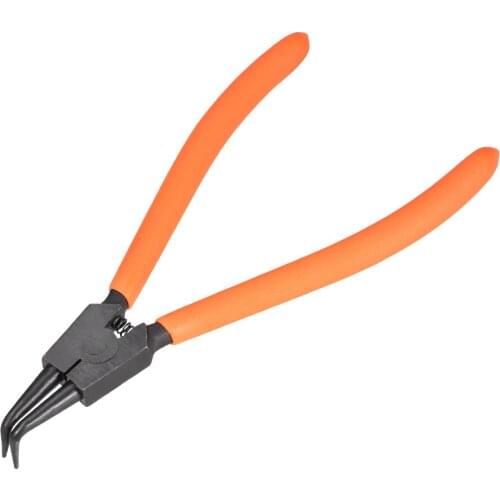 Uxcell External Retaining Ring Pliers 90 Degree Bent Snap Ring Pliers Precision Circlip Pliers 9-Inch
