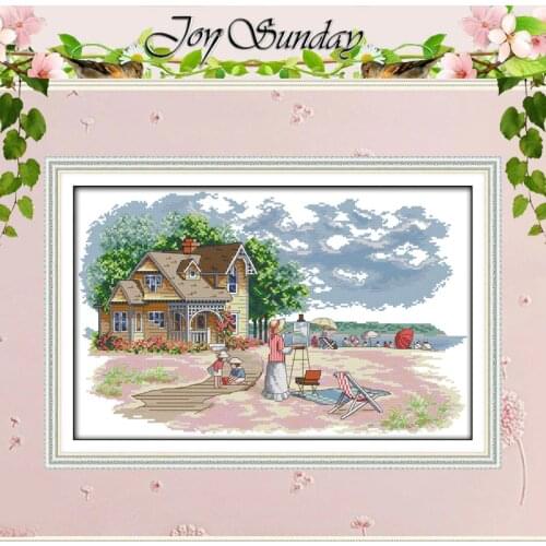 Outdoor Activities patterns Counted Cross Stitch 11CT 14CT Cross Stitch Sets Wholesale Cross-stitch Kits Embroidery Needlework