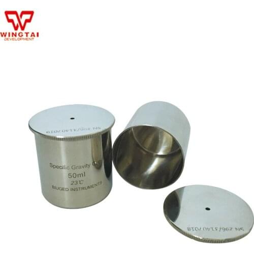 High Quality Stainless Steel And Aluminum Density Cup 100ml/50ml/37ml Capacity BGD296 Specific Gravity Cup
