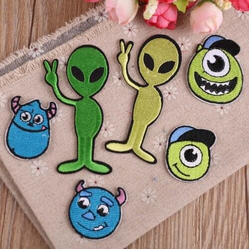 High quality new DIY strange pattern embroidery badge clothes trousers decorative patches stick