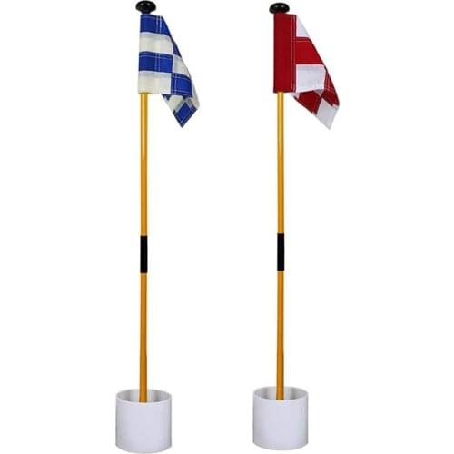 Putting Green Flags Golf Putting Green Flagstick Cup Flag Stick Golf Hole Pole Cup Flagstick Playground Garden