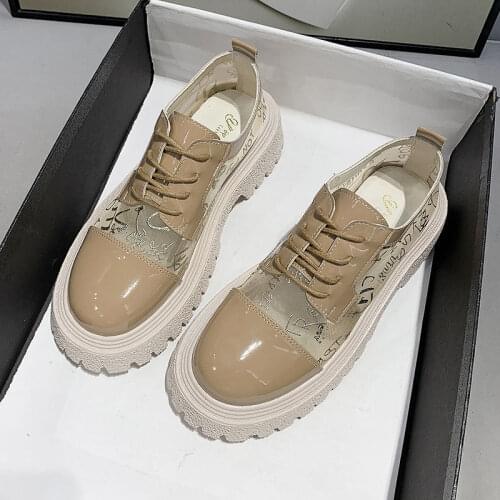 Lisapie Women Boots Autumn New Black Platform Punk Boots Height Increasing Shoes trend British style simple casual single shoes