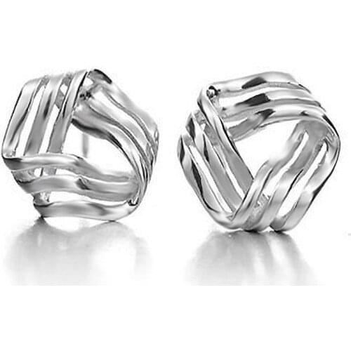 Stud Earrings For Women Earring Earings Silver color plated Jewelry Earing Brincos Brinco Oorbellen Pendientes Love Gift F82