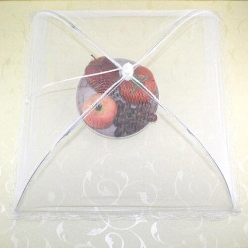 2/3/6PCS Large Pop-up Mesh Screen Food Cover Umbrella Tents Outdoor Picnic Food Covers Kitchen Folded Mesh Anti Fly Mosquito J50