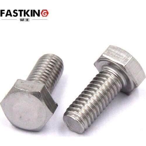 15Pcs ANSI B18.2.1 1/4 304 Stainless Steel A2-70 American Standard Hexagon Head Bolts Ameriacan Thread