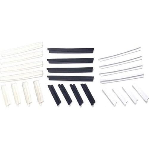 8pcs/set Universal Car Door Guard Edge Corner Bumper Buffer Trim Molding Protection Strip Scratch Protector Car Door Crash Bar