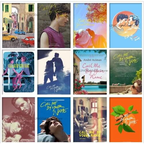 5d Diy Diamond Painting Call Me By Your Name Tv Series Illustration Poster Diamond Mosaic Embroidery Cross Stitch Art Home Decor